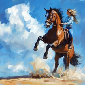 Problempferd lässt sich nicht führen, steigt und drängelt