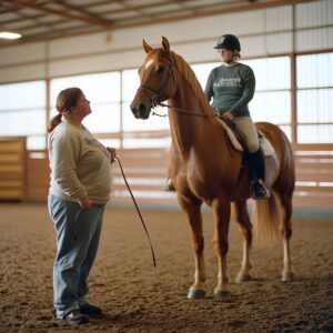 Pferd widersetzt sich beim Reiten Pferdeklinik