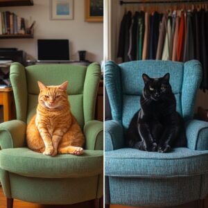 Katzen räumlich, weil sie streiten, kastrierter Kater markiert